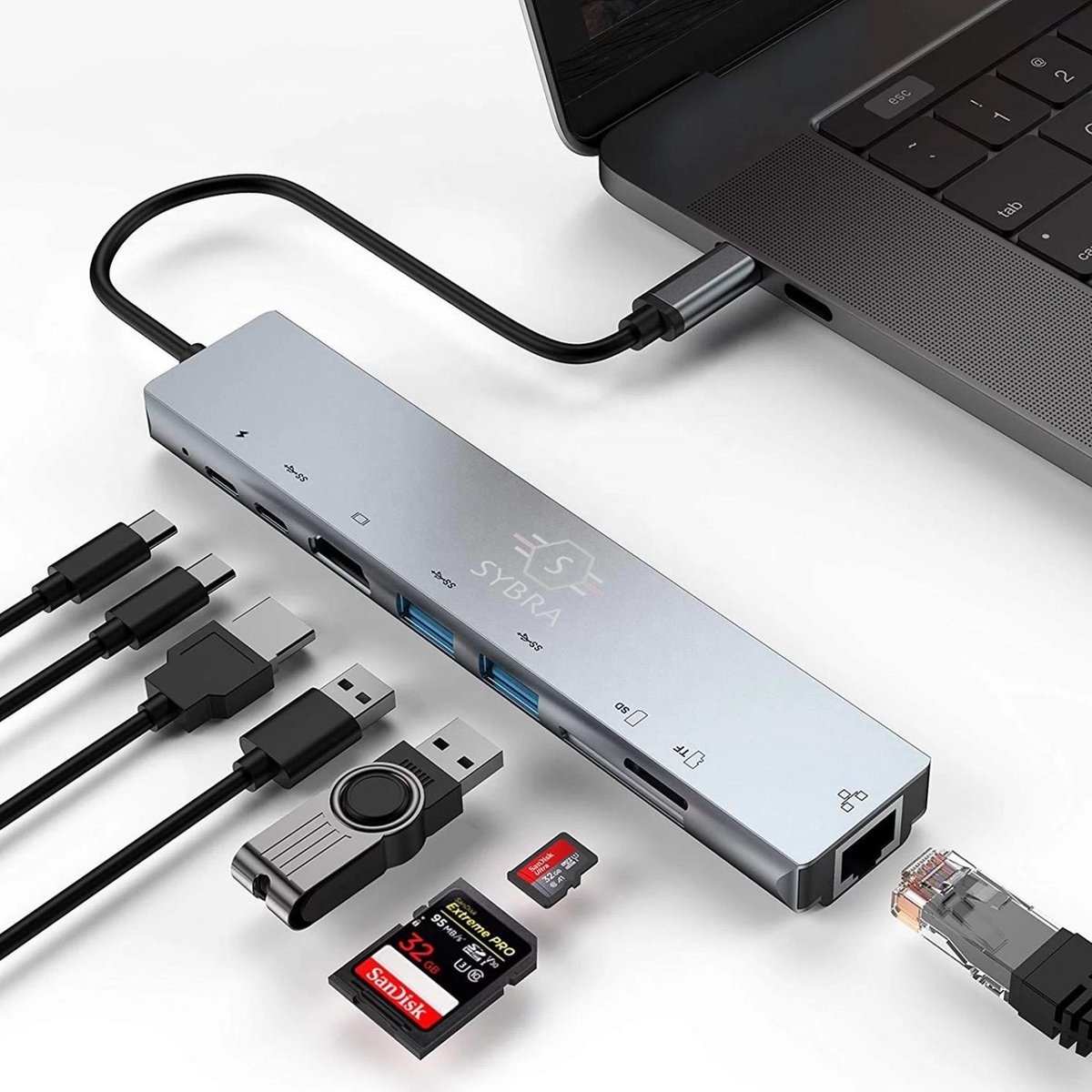 Wat vinden we goed aan de Sybra USB-C Docking Station voor MacBook