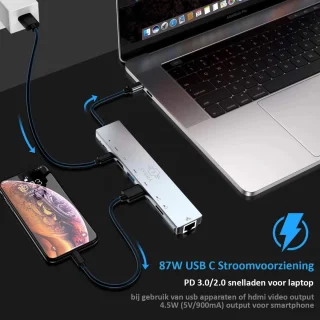 Sybra USB-C Docking Station voor MacBook