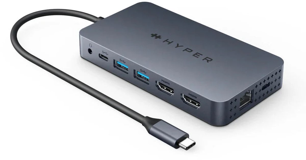 Targus 10-in-1 USB-C Hub Dual 4K HDMI Dockingstation