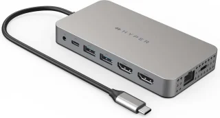 Targus 10-in-1 USB-C Hub Dual 4K HDMI Dockingstation