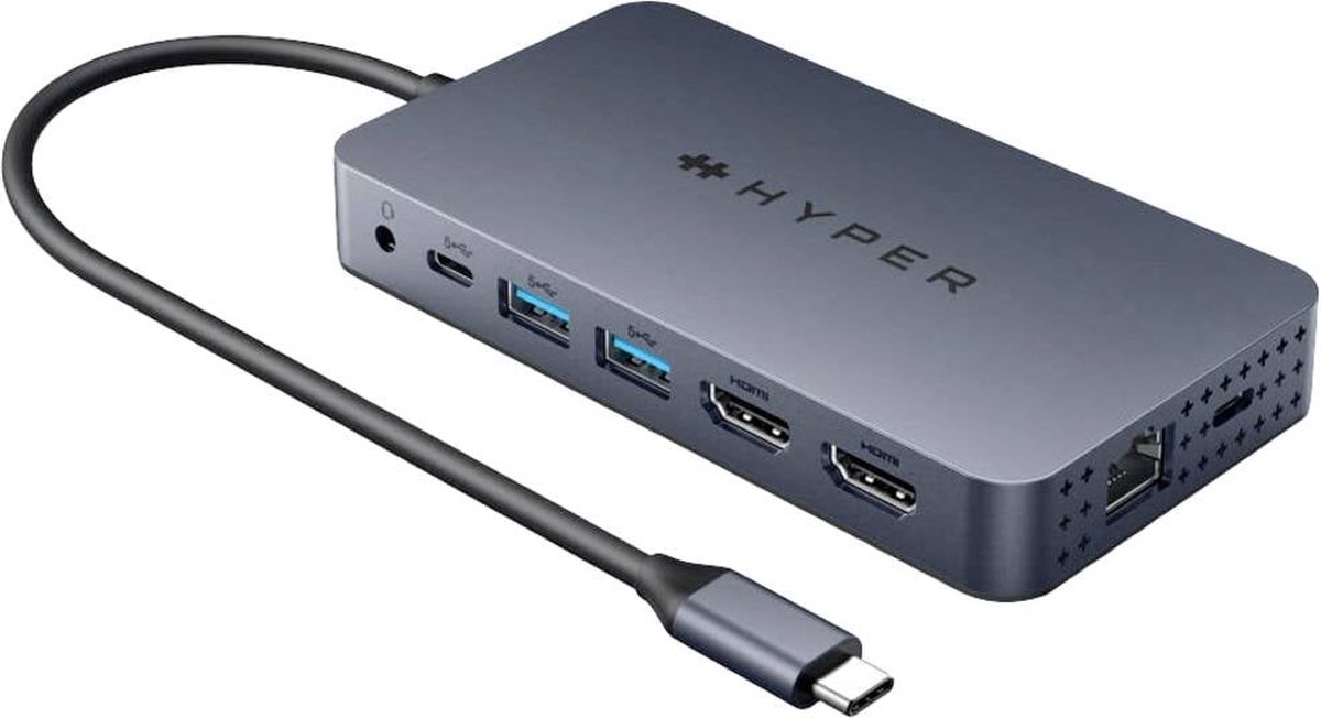 Targus 10-in-1 USB-C Hub Dual 4K HDMI Dockingstation