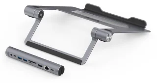 Techly ICA-NTB-DOCK91 Type-C Dockingstation Zilver