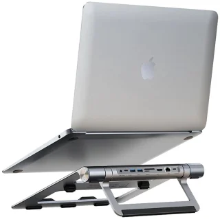 Techly ICA-NTB-DOCK91 Type-C Dockingstation Zilver
