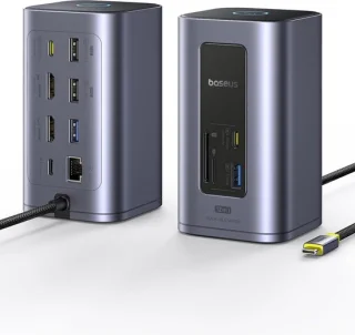 Thijox 12-in-1 usb-c docking station