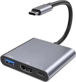 Thijox 3-in-1 USB-C naar HDMI adapter