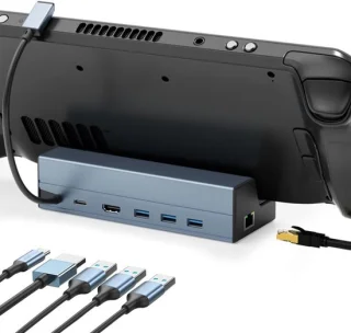 Thijox 6-in-1 docking station voor Steam Deck OLED