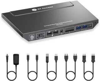 Thijox - AV Access docking station KVM-switch voor laptop en desktop