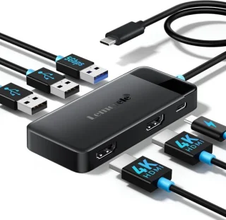 Thijox Lemorele docking station USB C-hub 6-in-1