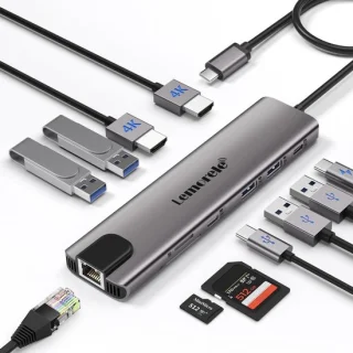 Thijox usb-c hub docking station