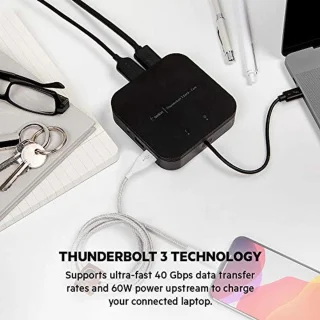 Thunderbolt 3 Dock voor 2 monitoren