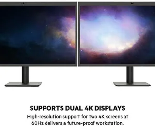 Thunderbolt 3 Dock voor 2 monitoren