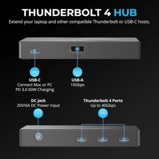 Thunderbolt 4 USB-hub