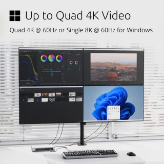 Thunderbolt 4 & USB4 16-in-1 dockingstation