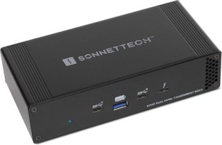 Thunderbolt Dock — dual NVMe-snelheid via één kabel