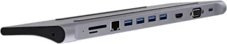T'nB DOCKUSBC11 Laptop Dock USB-C Zilver