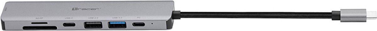 Tracer Adapter USB-C met HDMI en kaartlezer