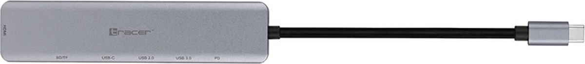 Tracer Adapter USB-C met HDMI en kaartlezer