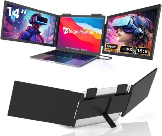 Tri Screen Draagbare Monitor