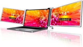 Triple Monitor 14 inch Uitbreidingsscherm voor laptop