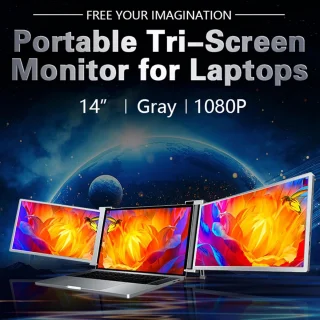 Triple Monitor 14 inch Uitbreidingsscherm voor laptop