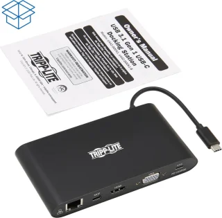 Tripp-Lite U442-DOCK1-B USB-C Laptop Docking Station Black