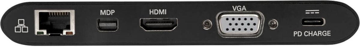 Tripp-Lite U442-DOCK1-B USB-C Laptop Docking Station Black