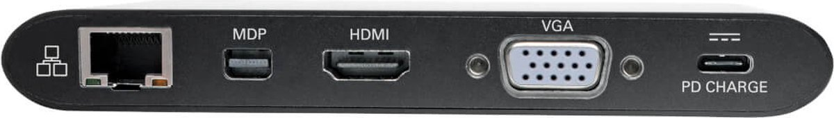 Tripp-Lite U442-DOCK1-B USB-C Laptop Docking Station Black