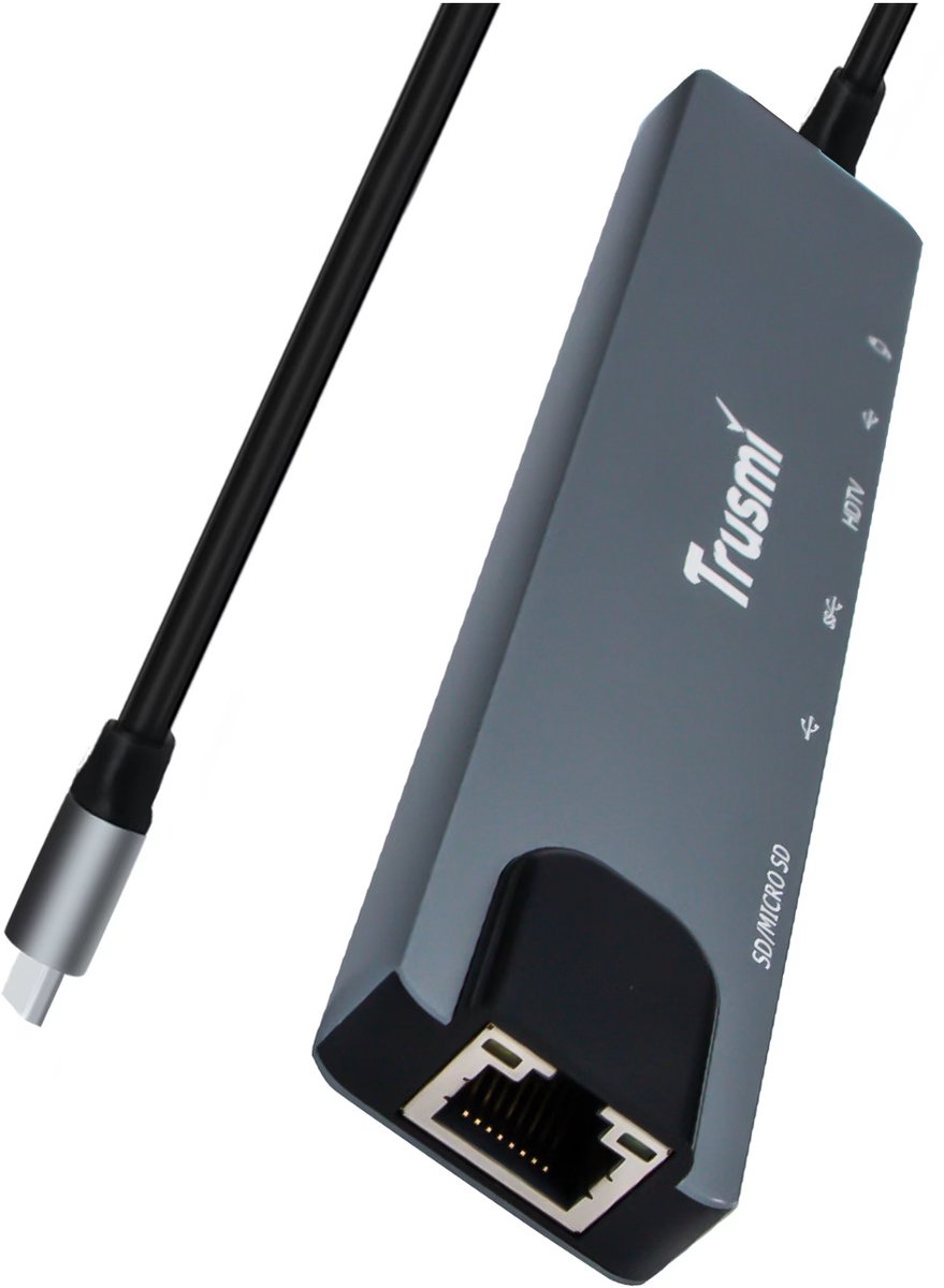 Trusmi DS01-02 8-in-1 USB-C Dockingstation