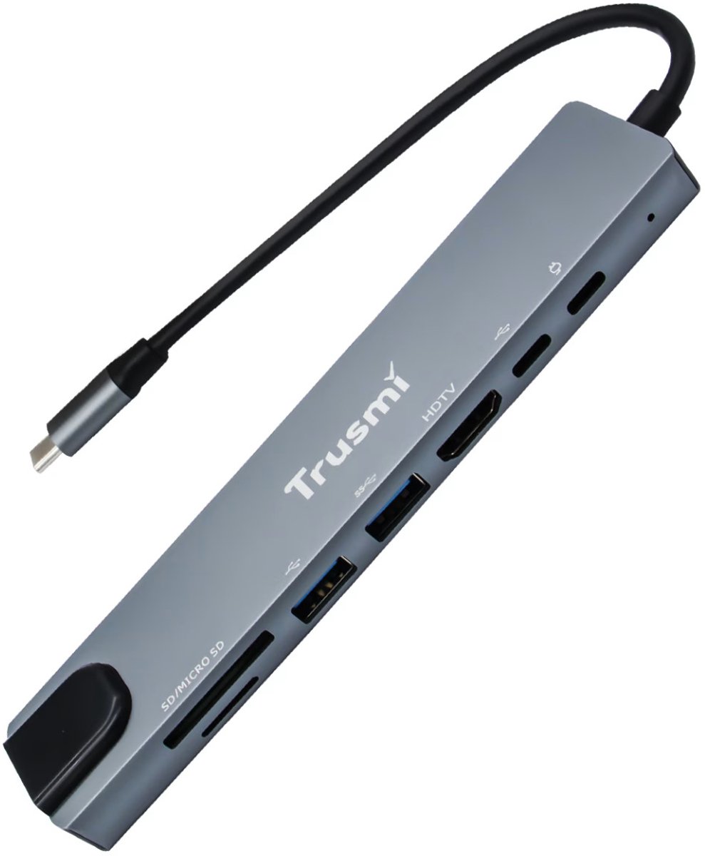 Trusmi DS01-02 8-in-1 USB-C Dockingstation