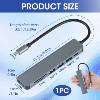 Type-C Adapter 7-in-1