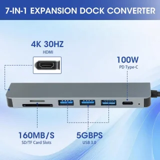 Type-C Adapter 7-in-1