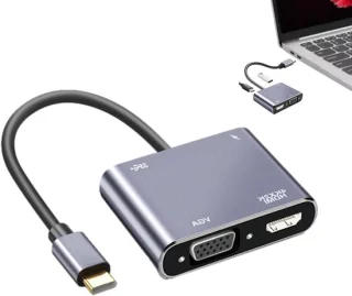 Type C-adapter zwart