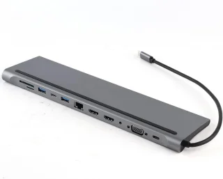 Type-C docking station grijs