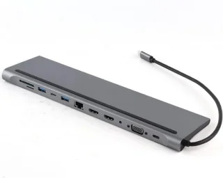 Type-C docking station grijs