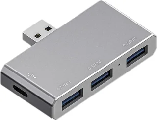 Type c docking station - zilver/grijs