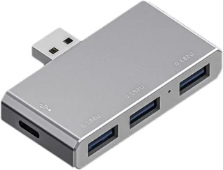 Type c docking station - zilver/grijs