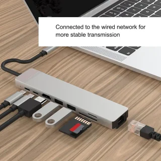 Type-C Dockingstation - Metalen Adapter
