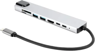 Type-C Dockingstation - Metalen Adapter