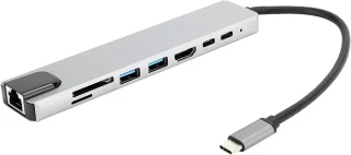 Type-C Dockingstation - Metalen Adapter