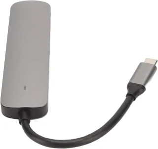 Type C dockingstation - USB-hubadapter - zilver