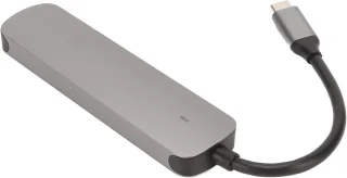 Type C dockingstation - USB-hubadapter - zilver