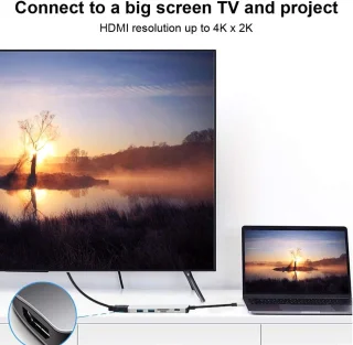 Type-C hub - 6-in-1 dock