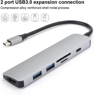 Type-C hub - 6-in-1 dock