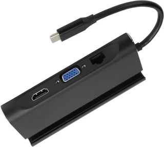 Type C hub docking station grijs