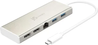 Type C hub docking station - zwart