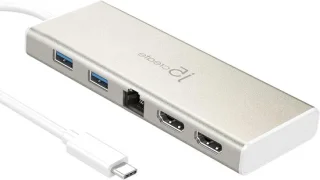 Type C hub docking station - zwart