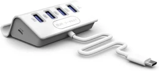 Type-C hub met 4 poorten - wit