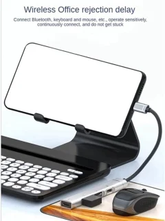 Type-C Hub - USB C Dock - 10 x 1.7 cm - Zilver