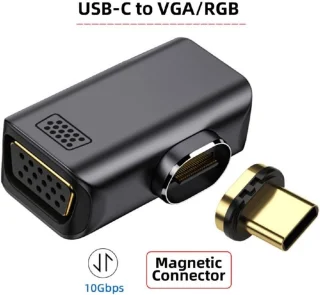 Type C naar VGA adapter - zwart