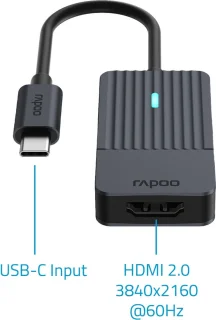 UCA-1004 USB-C Adapter Donkergrijs